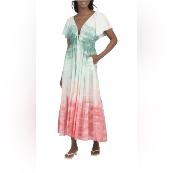 YFB Dresses & Skirts - YFB Young Fabulous & Broke Tie-Dye Maxi Dress Size M NWOT